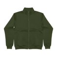 thumbnail image 7 of Mens Zip Up Sweatshirt Long Sleeve Stand Collar Plain Casual Jacket with Pockets Fall Winter Outerwear, 7 of 7