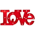 thumbnail image 3 of Northlight LED Love Sign Valentine's Day Marquee Style Wall Art - 20" - Red, 3 of 8