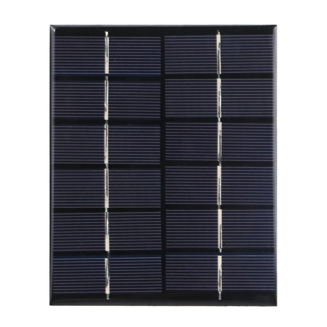 Panel Solar FLhrweasw 6V 2W Ahorro de Energía Resistente al Agua Epoxi Policristalino