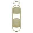 thumbnail image 4 of Danya B. Two-Tier Warm Gold Metal Hanging Bracket Wall Mounted Shelf, 4 of 11