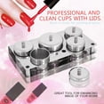 thumbnail image 3 of Stainless Steel Cans,5pcs Stainless Steel Nail Manicure Tools Storage Box Exquisite Design, 3 of 8