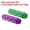 Green/Purple, variant on Uxcell 4 Pack Aluminum Alloy Bike Pegs Anti-Skid Fit 3/8 inch Stripe Purple Light Blue