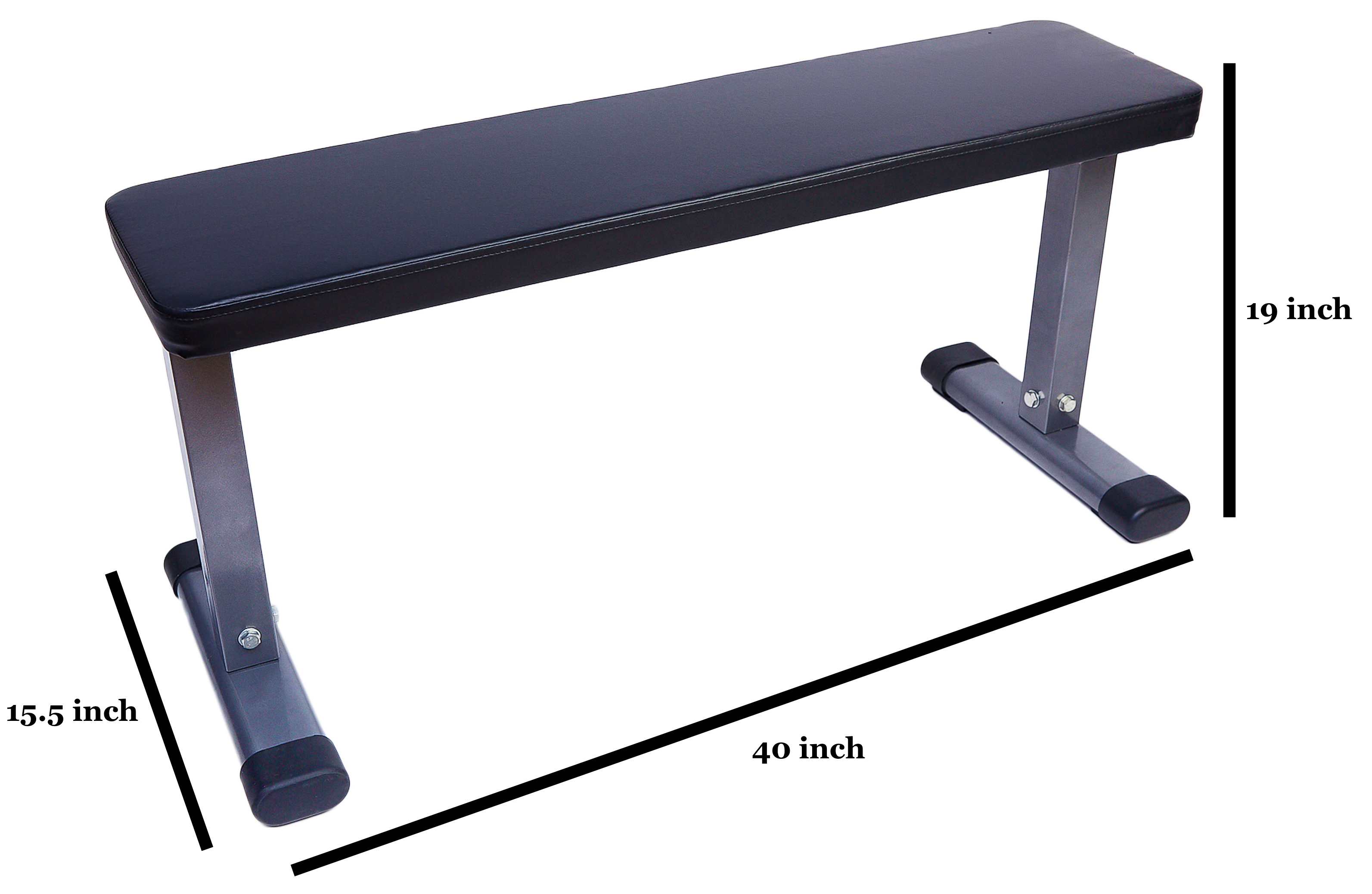 BalanceFrom Heavy Duty Adjustable and Foldable Utility Weight Bench, Flat, 600-Pound Capacity - image 3 of 6