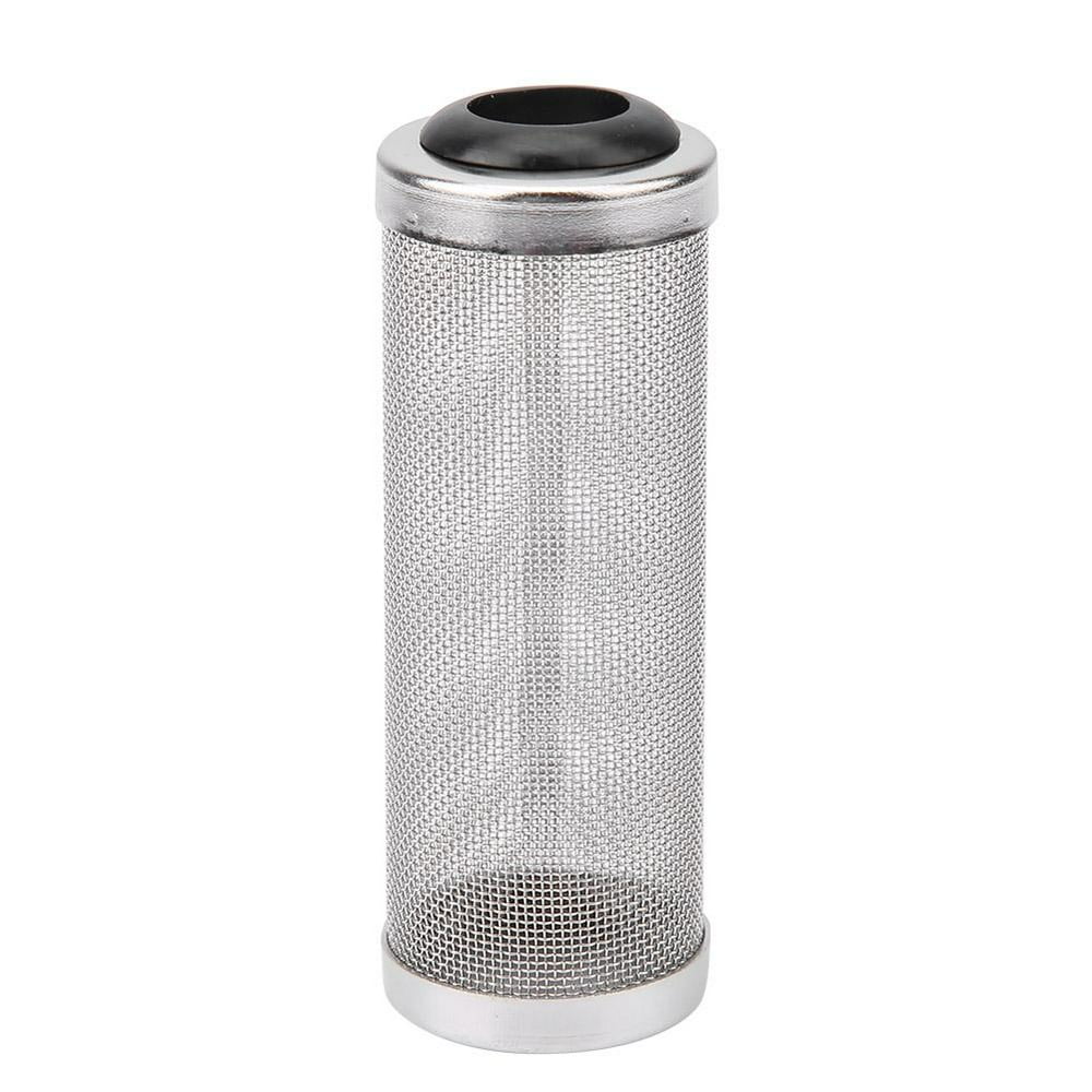 Tebru Aquarium Mesh Filter, Aquarium Fish Tank Stainless Steel Mesh