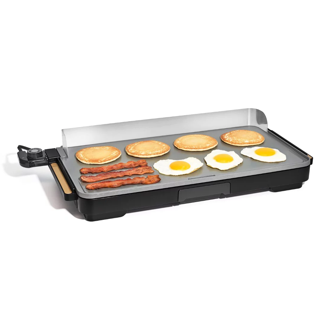 HwaGui Electric Griddle Nonstick , 12" x 22" Extra Large Griddle with