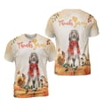 thumbnail image 3 of Happy Thanksgiving Afghan Hound with Turkey Pumpkins Autumn Vibes All Over Print 3D Shirt Unisex Merch Dog Lover - 12018, 3 of 6
