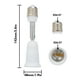 thumbnail image 5 of Extensor de zócalo E26E27, ajustable verticalmente 180° y horizontalmente 360°., 5 of 7