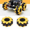 thumbnail image 4 of Rueda omnidireccional, rueda omnidireccional, duradera, suave, confiable, práctica, 48 mm, tracción en las cuatro ruedas, automóvil inteligente, automóvil inteligente para ANGGREK Otros, 4 of 8