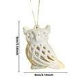 thumbnail image 4 of Christmas Decorations Christmas Tree Mini Small Pendant Cute Trinket Pendant Crafts/ Christmas Tree Ornament Owl, 4 of 6