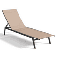 thumbnail image 1 of AECOJOY Patio Adjustable Lounge Chair Recliner with Wheels - Beige, 1 of 9