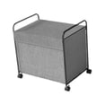 thumbnail image 3 of Cesta de lavandería con ruedas Casquilla de lavandería Oxford Tapa Práctica Organizador de almacenamiento Canasta de ropa para el dormitorio de, 3 of 8