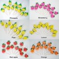 thumbnail image 2 of 100 palitos de panal de abeja para cócteles, brochetas, decoraciones navideñas, colores surtidos, 2 of 5