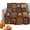 Dark Brown, variant on Fleece Throw Blankets,Soft Flannel Blanket Thanksgiving Fall Pumpkins Plush Cozy Warm Lightweight Throws,Black White Plaid Background Fuzzy Blanket for Bed Couch Sofa Decor 30x40in