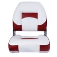 thumbnail image 6 of NORTHCAPTAIN T1 Deluxe Low Back Folding Boat Seat (2 Seats),White/Red, 6 of 6