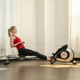 thumbnail image 3 of Sunny Health & Fitness Magnetic Rowing Machine - Silver - SF-RW520084S, 3 of 9