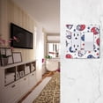 thumbnail image 5 of Yayeee Rocker Switch Wall Plate 1-Gang 4.6"x2.9" Home Decorative Outlet Cover, Cartoon American Football Helmets, 5 of 6