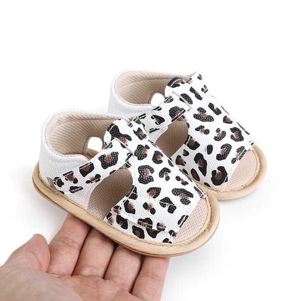 Puntoco (6-12 Meses) Verano Nuevo Bebé Versátil Casual Transpirable Linda Suela De Goma Antideslizante Suela Suave Sandalias De Bebé Zapatos Para Niños Pequeños Blanco 12