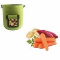 thumbnail image 4 of CTIRCHIU 1Ud Bolsa Para Plantar Batatas De Tela No Tejida Verde Con Asas Para Fácil Traslado, 4 of 8