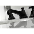 thumbnail image 4 of Kingston Brass KS4460RX Belknap Widespread Bathroom Faucet with Brass Pop-Up, Matte Black, 4 of 8