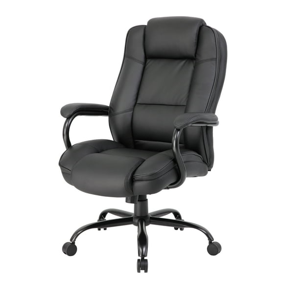 Boss Office Products Big and Tall Heavy Duty Executive Chair, Black