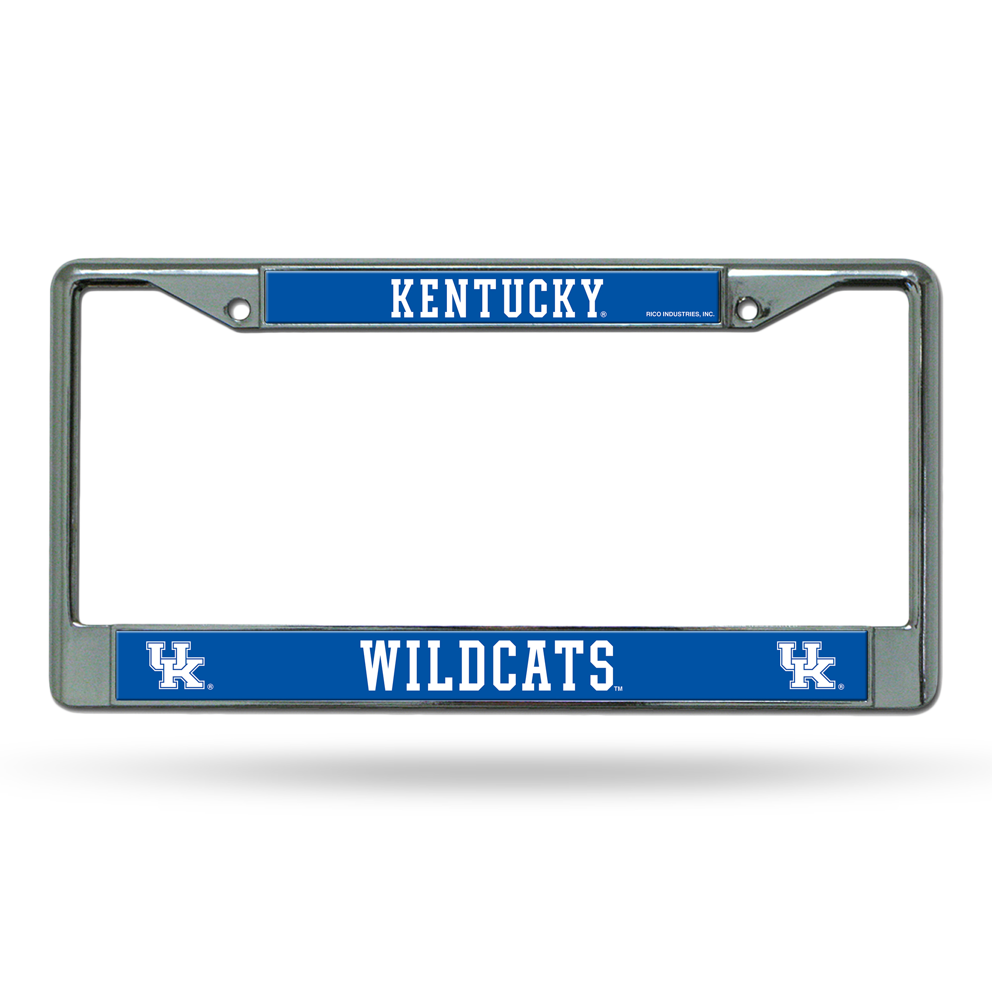Kentucky UK Wildcats NCAA Chrome Metal License Plate Frame