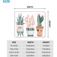 thumbnail image 3 of Mouse Pad Cactus Succulent Cute Design Anti-Slip Gaming Mouse Pad for Laptops Office Computer Mouse Pads 7.9" x 9.5", 3 of 6