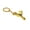 Gold-color, variant on Antique Cowboy Spur Keyring Alloy Craftsmanship Horse Ride Equestrian Gift