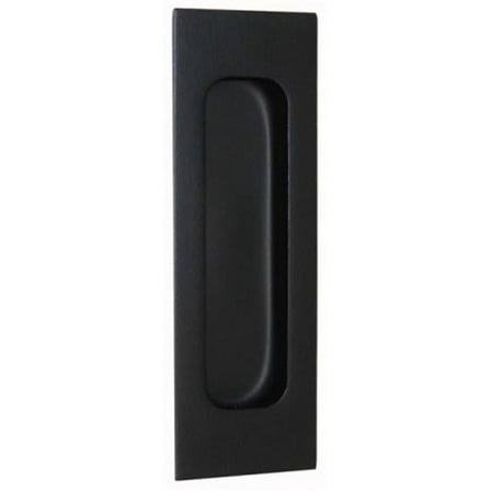 Flush Door Pull, Black