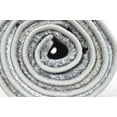thumbnail image 4 of Premium 3D Hand Carved Thick Modern Contemporary Abstract Rug Design 3995 Silver Grey 2'7''x4', 4 of 11