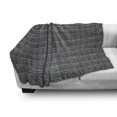 thumbnail image 2 of Muted Colors Soft Flannel Fleece Blanket, Abstract Geometric Repetition with Mosaic Little Triangles Pattern, Cozy Plush for Indoor and Outdoor Use, 50" x 70", Dimgray and Multicolor, by Ambesonne, 2 of 5