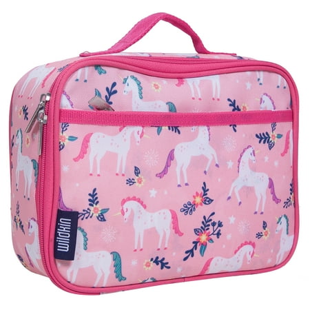 Wildkin Kids Insulated Lunch Box for Boy and Girls, BPA Free (Magical Unicorns Pink)
