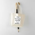 thumbnail image 5 of CafePress - Trying To Horse Whisper Tote Bag - Unisex Canvas Tote Bag, Beige, 1-Piece, 5 of 7