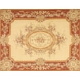 thumbnail image 1 of Ahgly Company Indoor Rectangle Traditional Chrome Gold Yellow Medallion Area Rugs, 4' x 6', 1 of 6