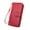 Red, variant on Genuine Leather Wallets for Women Blocking Zip Around Wallets Wristlet Wallets Clutch Purse, Women's Gold Wallets Card Phone Holders Mother's Day Gift