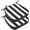 Black Stripes, variant on Outdoor Chair Cushions Set of 2, 19" x 19" x 3" Thick D-Shaped Patio Furniture Outdoor Seat Cushions Waterproof with Ties, Dining Pads Black,19 x 19 x 3 Inch,2