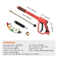 thumbnail image 3 of BENTISM High Pressure Washer Gun 4000PSI Power Washer Wand w/ Extention Lance, 3 of 9