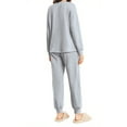thumbnail image 4 of Fantaslook Womens Pajamas Sets Long Sleeve Top and Pant with Pockets Lounge Wear Set Oufits, 4 of 12