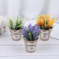 thumbnail image 2 of Artificial Plant Decorative Flowers Fake Flowers Mini Potted Bonsai Green Plant, 2 of 7