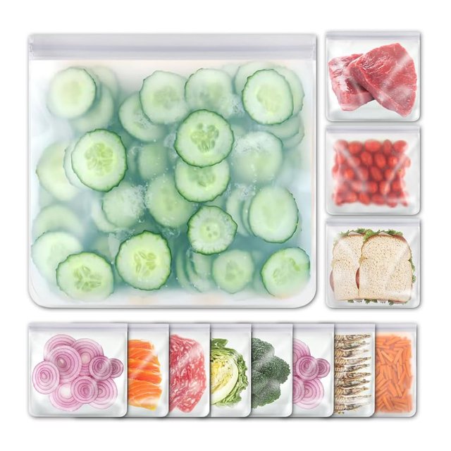 Bolsas Reutilizables para Alimentos Herméticas y Ecológicas (Multicolor)