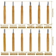 thumbnail image 5 of 12Pcs Wood Carving Tool High Carbon Steel Wood Whittling Cutter Multipurpose Wood Chisel Sets Professional Wood Hand Carving Cutters for Carpenter Beginners Carving, 5 of 10