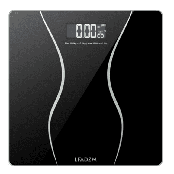 ZOUYUE Digital Electronic LCD Personal Glass Bathroom Body Weight Weighing Scales 396LB