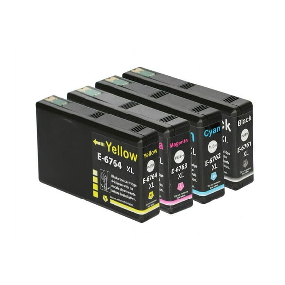 L-ink Compatible Epson 676XL Ink Cartridge Set (BK, C, M, Y)(T676XL120, T676XL220, T676XL320, T676XL420)