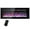 Black,42 lb, variant on Resenkos 36" Recessed or Wall Mounted Electric Fireplace Heater with Remote Control, Adjustable Flame Color and Brightness, Black