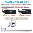 thumbnail image 1 of Nuevo 45W 19.5V 2.31A AC Adaptador Cargador para laptop Compatible con, 1 of 2