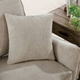 thumbnail image 3 of Furniture of America Lesso Chenille 3-Piece Sofa Set in Light Gray, 3 of 8