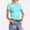 Sky Blue, variant on MAIHAN Womens Summer T-Shirts Summer Tops 2026 Spring Trendy Casual Solid Color Flowy Tops Loose Fit Cute Basic Cute Trendy Tunic Blouses