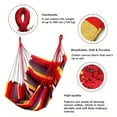thumbnail image 2 of Bxaolu Hammock Chair Hanging Rope Swing for Outside Indoor for Bedroom, Outdoor, Patio Use, Heavy-Duty Hanging Rope Swing Seat Supports 300 Lbs, 2 of 6