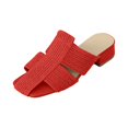 thumbnail image 2 of Wensltd Sandales pour Femmes Été Plates Tendance Confortables Style Vacances Sandales pour Femmes, 2 of 8