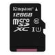Kingston Technology 128GB microSDXC Class 10 UHS-I Card Lire 45mb / s + Sd adaptateur – image 1 sur 1