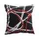 thumbnail image 1 of Billuyoard Fundas de almohada negras y rojas, fundas de almohada elegantes y duraderas para el hogar, transpirables, suaves y fáciles de cuidar Decoración del hogar W0081-36, 1 of 6